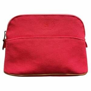Hermes Bolide Mini Pouch H103773M Hibiscus Women's Bag